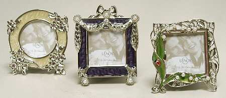 Vintage Jewel (Silverplate, Giftware) Mini Frame - Set of 3