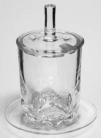 1598 Jam/Jelly &Underplate with Lid