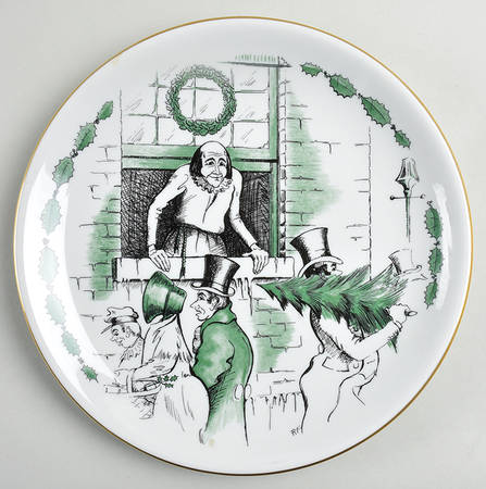 A Christmas Carol Dinner Plate
