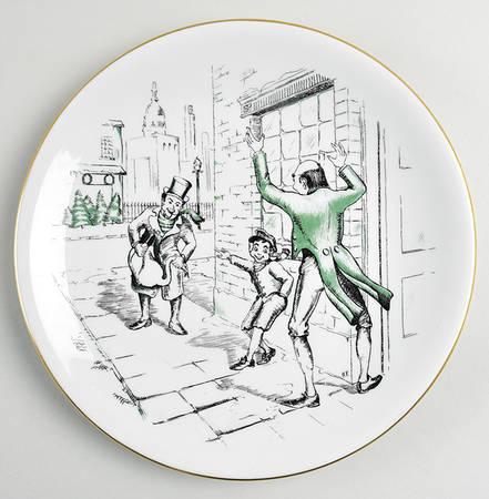 A Christmas Carol Dinner Plate
