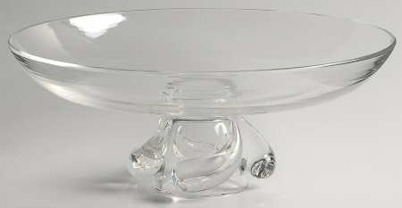 Swirl 13" Footed Bowl
