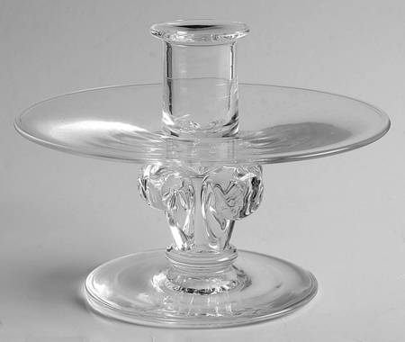 Foliated Base (James Mcnaughton) 4" Single Light Candlestick