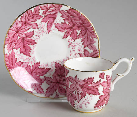 4891-B Footed Demitasse Cup & Saucer Set by Coalport