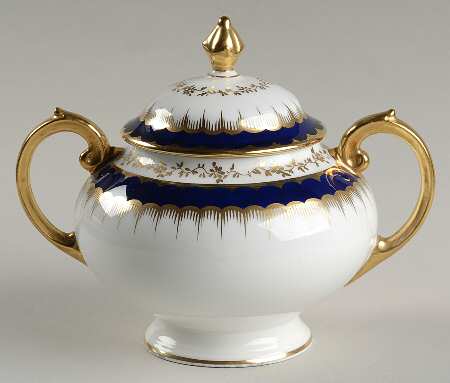 6143 Cobalt Blue Sugar Bowl & Lid