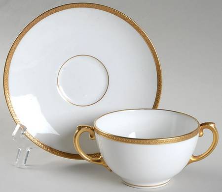 6518 Flat Bouillon Cup & Saucer