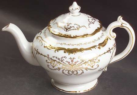 Anniversary White Teapot & Lid