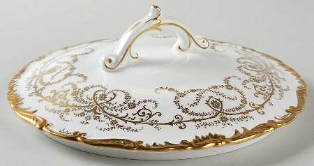 Anniversary White Lid for Round Vegetable