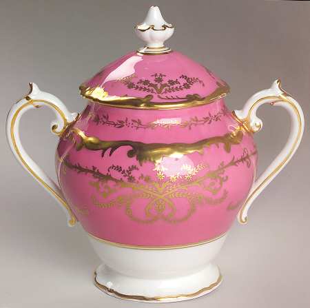 Anniversary Pink Sugar Bowl & Lid