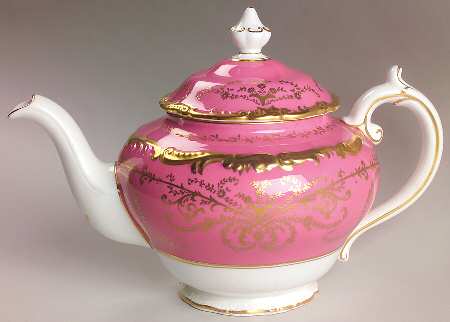 Anniversary Pink Teapot & Lid