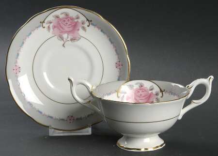 Aristocrat Footed Bouillon Cup & Saucer