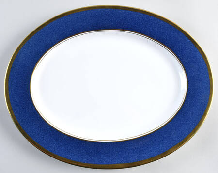 Athlone Blue 13" Oval Serving Platter