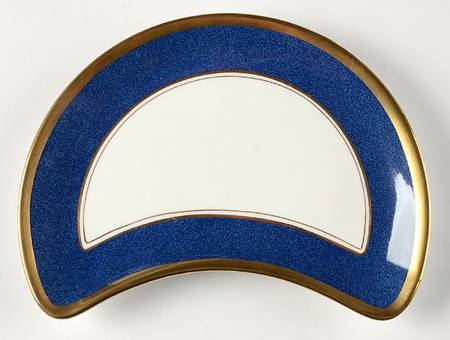 Athlone Blue Crescent Salad Plate