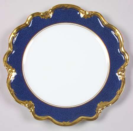 Athlone Blue Sheffield Dessert Plate by Coalport