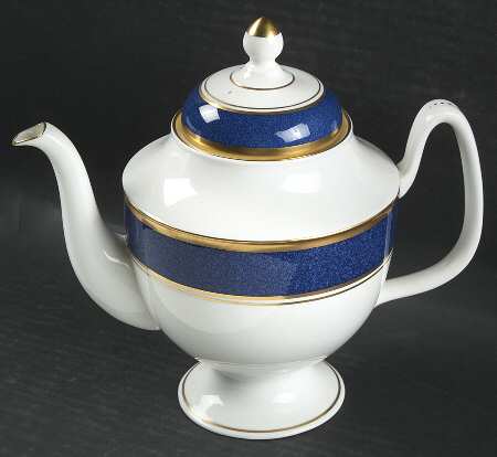 Athlone Blue Coffee Pot & Lid