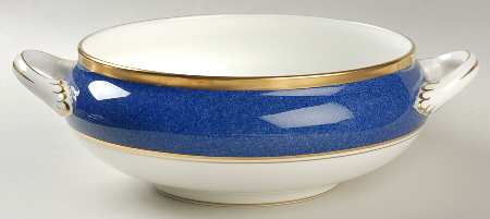 Athlone Blue Round Vegetable No Lid