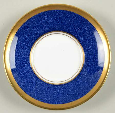 Athlone Blue Saucer for Flat Demitasse Cup