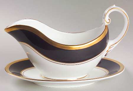 Athlone Brown Gravy Boat & Underplate