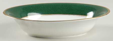 Athlone Green 9" Oval Vegetable Bowl