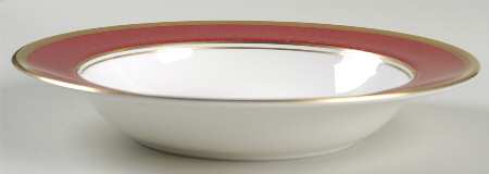 Athlone Marone (Ruby) Rim Soup Bowl
