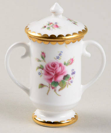 Birbeck Rose Miniature Urn & Lid