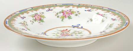 Broadway Green (Smooth) Rim Soup Bowl by Coalport