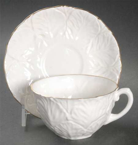 Brookside Flat Cup & Saucer Set