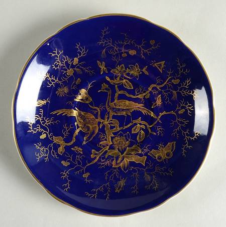 Cairo Gold On Cobalt (Scalloped)