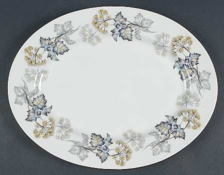 Camelot 13" Oval Serving Platter by Coalport