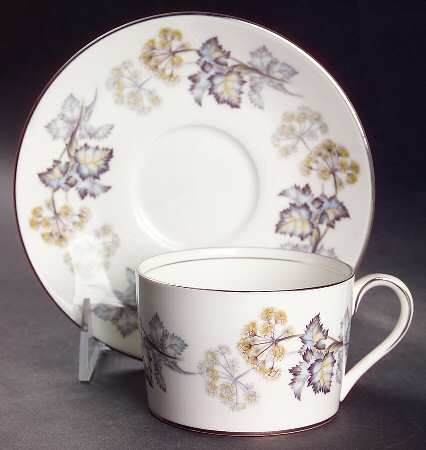 Camelot Flat Cup & Saucer Set