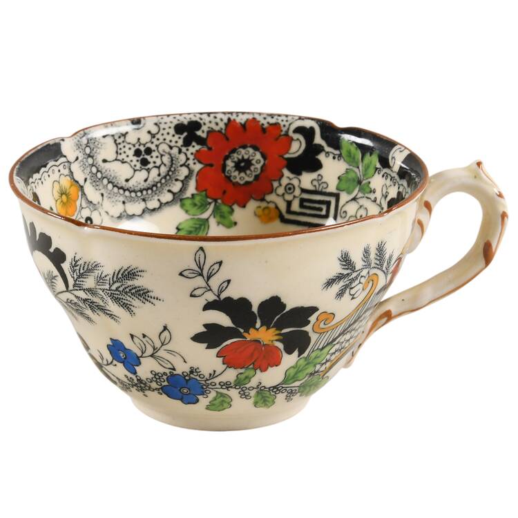 Canton (Cream) Flat Cup by Coalport