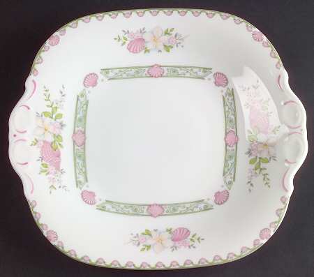 Canterbury Square Handled Cake Plate