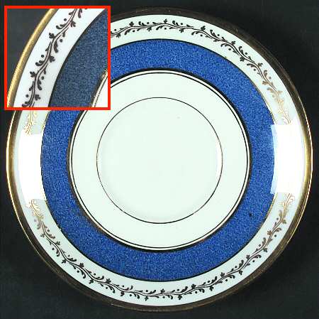 Cardova Blue (Powder) Saucer for Cream Soup Bowl