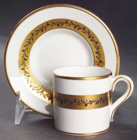 Citation Flat Demitasse Cup & Saucer Set by Coalport