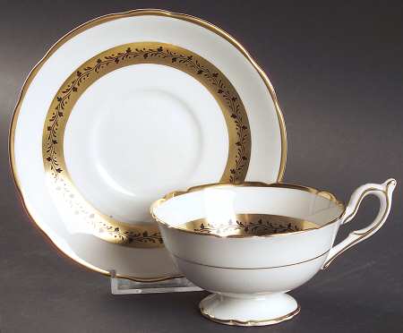 Citation Footed Cup & Saucer Set by Coalport
