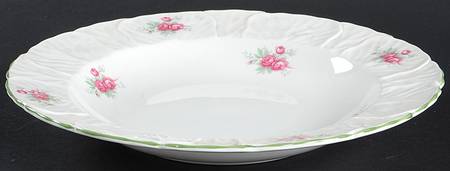 Country Garden Large Rim Soup Bowl