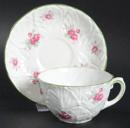 Country Garden Flat Cup & Saucer Set