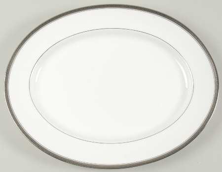Elite Platinum 14" Oval Serving Platter