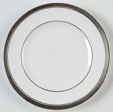 Elite Platinum Bread & Butter Plate by Coalport
