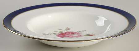 Fairfax Cobalt Blue Rim Soup Bowl by Coalport