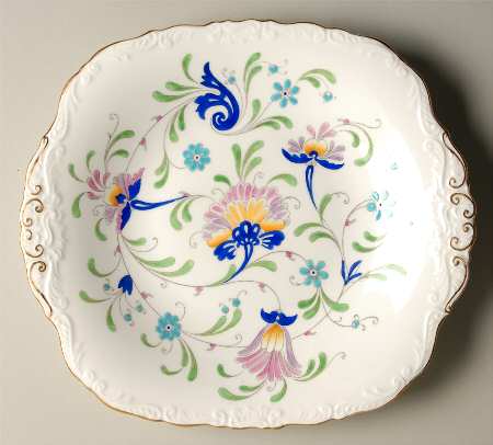 Fanfare Japan Square Handled Cake Plate