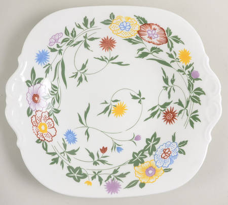 Flourish Handled Cake Plate by Coalport