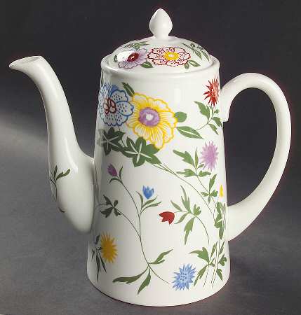 Flourish Coffee Pot & Lid by Coalport