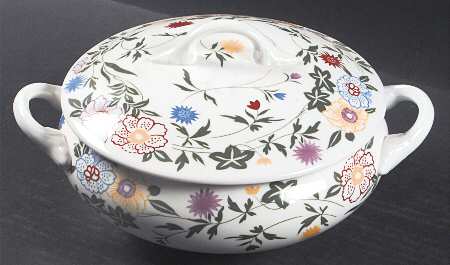 Flourish Round Covered Vegetable by Coalport
