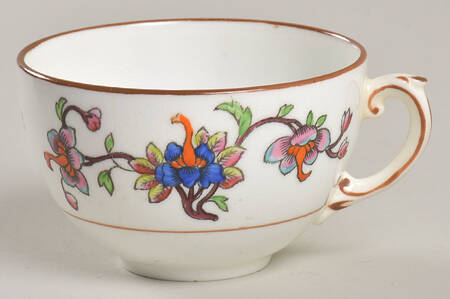 Flower Pot (Brown Trim, Smooth) Flat Cup
