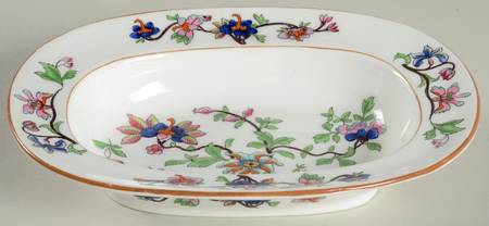 Flower Pot (Brown Trim, Smooth) 9" Oval Vegetable Bowl