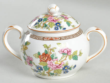 Flower of Tibet Sugar Bowl & Lid by Coalport