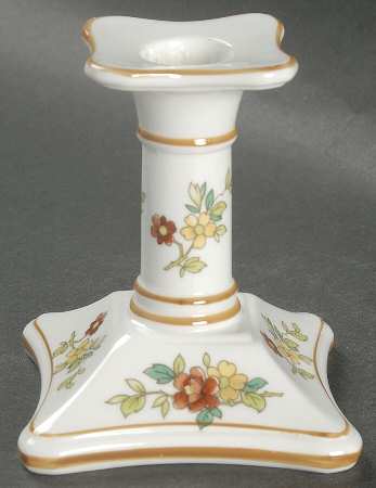 Flower of Tibet Single Light Candlestick by Coalport
