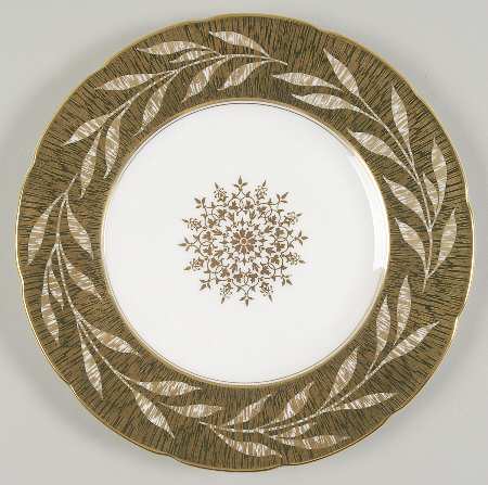 Forest Green Salad Plate