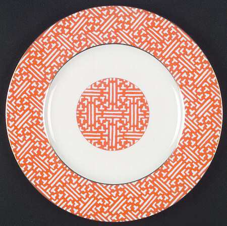 Fretwork Red by Coalport