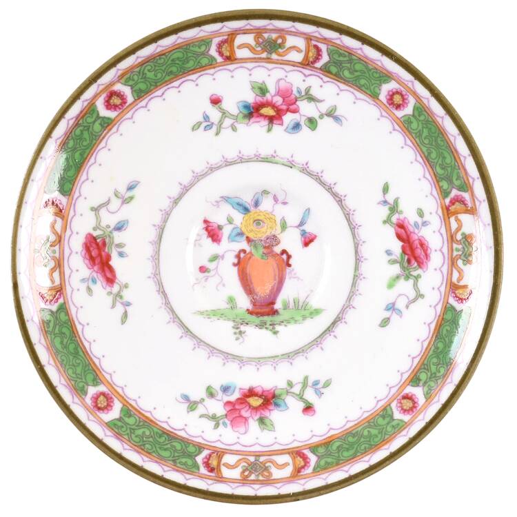 French Noble Saucer for Demitasse Cup by Coalport